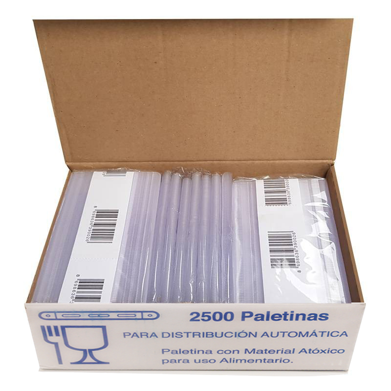 2500 Paletinas plástico 90 mm.  Automática