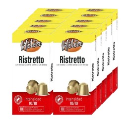 10 unidades de Ristretto compatible Nespresso Kfetea 10 capsulas rainforest alliance